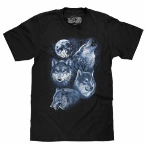 Howl at The Moon Wolf Pack Unisex T Shirt