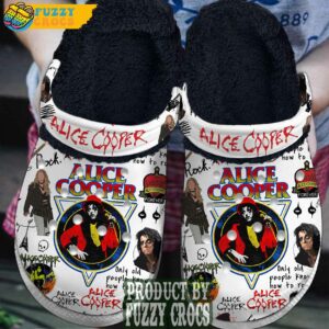 FuzzyCrocs Alice Cooper Fur Lined Crocs