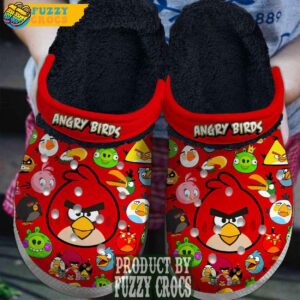 FuzzyCrocs Angry Birds Crocs Fur Lined