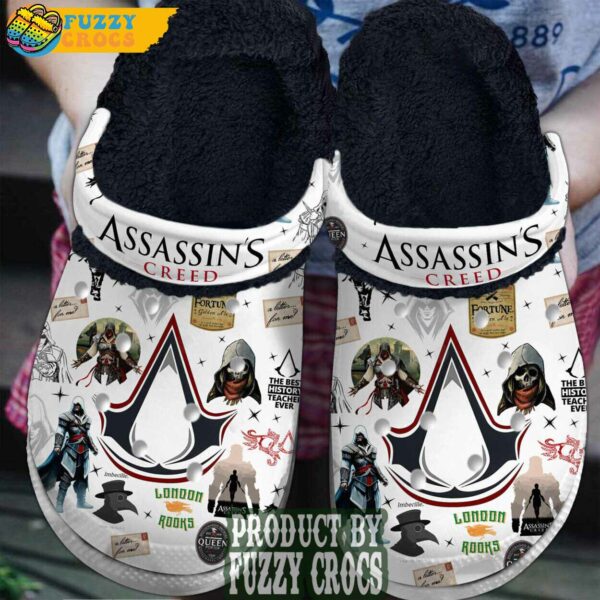 FuzzyCrocs Assassin's Creed Game Crocs Fur Lined