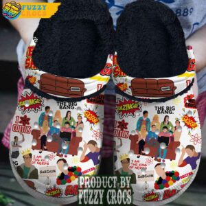 FuzzyCrocs Big Bang Theory TV Series Crocs Fur Lined 1