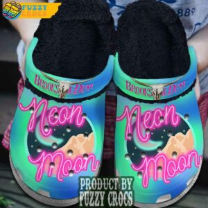 Brooks And Dunn Music Neon Moon Fur Lined Crocs
