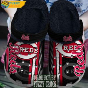 FuzzyCrocs Cin Reds Fleece Lined Crocs