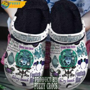 FuzzyCrocs Haunted Mansion Movie Crocs Fur Lined