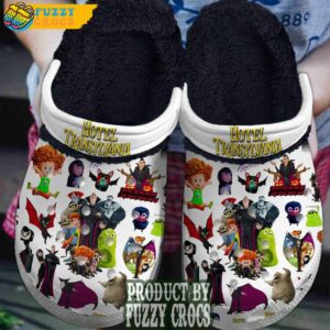 FuzzyCrocs Hotel Transylvania Cartoon Fleece Crocs