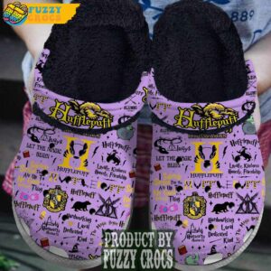 FuzzyCrocs Hufflepuff Harry Potter Crocs Fur