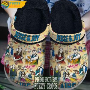 FuzzyCrocs Janis Joplin Tunes Fur Lined Crocs