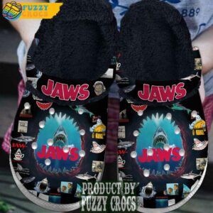 FuzzyCrocs Jaws Movie Crocs With Fur