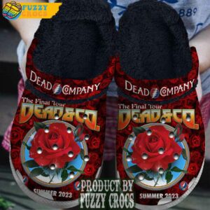 FuzzyCrocs Dead And Company Band Crocs With Fur Inside