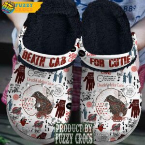 FuzzyCrocs Death Cab Cutie Fur Lined Crocs