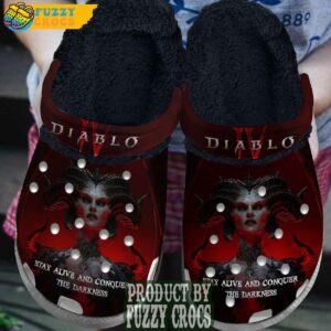 FuzzyCrocs Diablo 4 Game Fleece Crocs