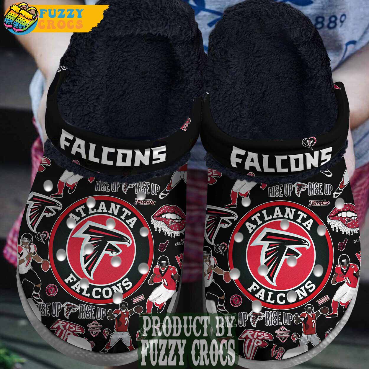 FuzzyCrocs Falcons Atlanta Crocs Fur