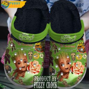 FuzzyCrocs Guardian Of The Galaxy Groot Fur Lined Crocs