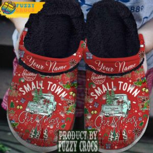 FuzzyCrocs Hallmark Christmas Fleece Crocs