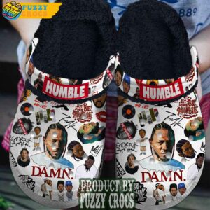 FuzzyCrocs Kendrick Lamar Humble Crocs Fur Lined