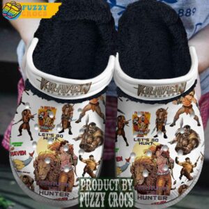 FuzzyCrocs Kraven The Hunter Movie Crocs Fur Lined