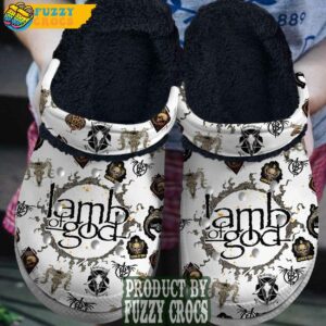 FuzzyCrocs Lamb Of God Crocs Fur