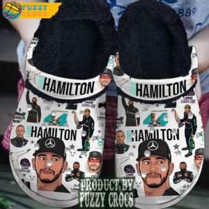 FuzzyCrocs Lewis Hamilton F1 Sport Fleece Crocs