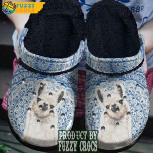 FuzzyCrocs Llamas in Funny Alpaca Crocs Fur