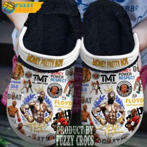 FuzzyCrocs Money Pretty Boy Floyd Mayweather Fur Lined Crocs