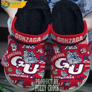 FuzzyCrocs NCAA Gonzaga Bulldogs Fleece Lined Crocs