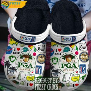 FuzzyCrocs PGA Championship Golf Fur Crocs