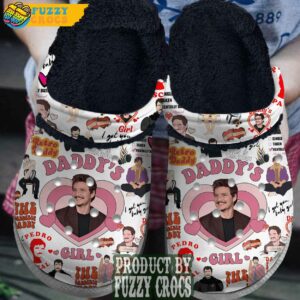 FuzzyCrocs Pedro Pascal Movie Fur Lined Crocs