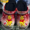 FuzzyCrocs Relive Childhood With Red Winnie The Pooh Crocs With Fur