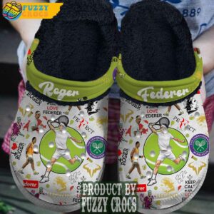 FuzzyCrocs Roger Federer Crocs Fur Lined