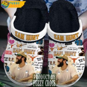 FuzzyCrocs Sam Hunt Music Fleece Crocs