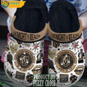 FuzzyCrocs Vegas Golden Knights Fur Crocs