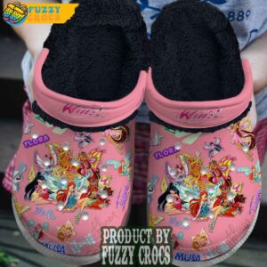 FuzzyCrocs Winx Club Animated Series Crocs With Fur Inside