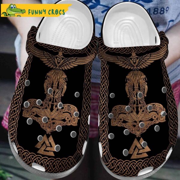 3D Brown Symbols Viking Gifts Crocs.jpg