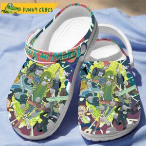 Alien Rick And Morty Crocs Clog Shoes 1.jpg