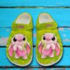 Amazing Cute Stitch Pink Crocs Clog Shoes 1.jpg