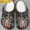 American Flag Deer Hunting Crocs Slippers 3.jpg