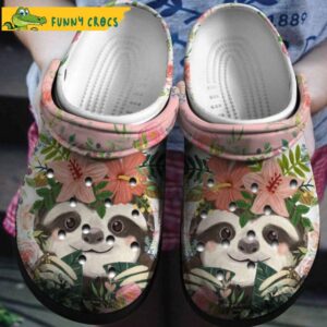 Animal In Flower Baby Sloth Crocs.jpg