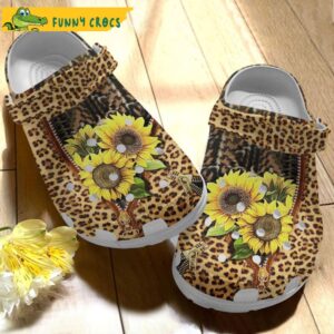 Animal Skin Sunflower Cheetah Floral Crocs.jpg