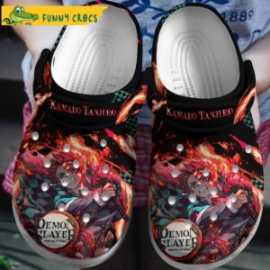 Anime Kamado Tanjiro Sun Breathing Demon Slayer Crocs Clog Shoes 1.jpg