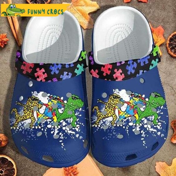 Autism Awareness Day T Rex Dinosaur Jurassic Park Crocs.jpg