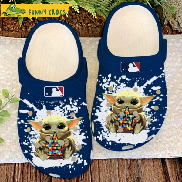 Autism Awareness Mlb Baseball Houston Astros Baby Yoda Crocs.jpg