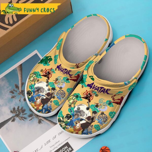 Avatar Airbender Movie Yellow Crocs Clog Shoes 2.jpg