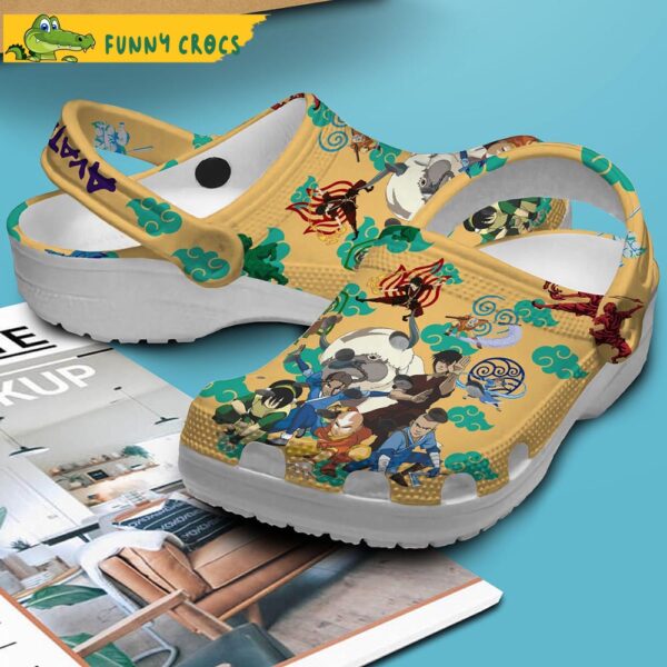 Avatar Airbender Movie Yellow Crocs Clog Shoes 3.jpg