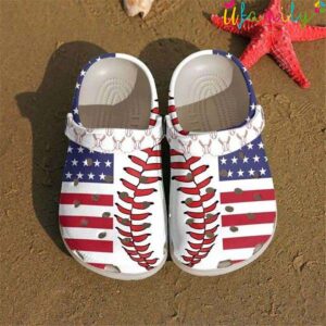 Baseball American Crocs Crocband Clogs 2.jpg