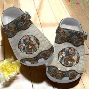 Baseball Ball Hippie Crocs Clogs Crocband Shoes 2.jpg