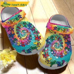 Bear Colorful Tie Dye Crocs Crocband.jpg