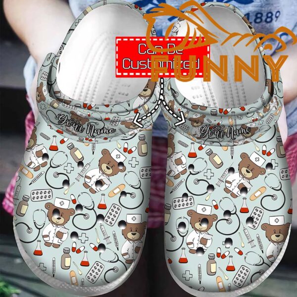 Bear Nurse Crocs Classic Clog 1.jpg