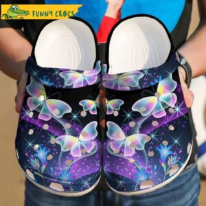 Beautiful Magic Purple Butterfly Crocs.jpg