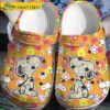 Beautiful Snoopy Colorful Flower Pattern Crocs Clog.jpg