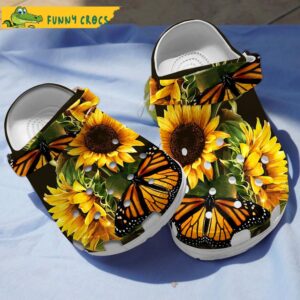 Beautiful Sunflower Butterfly Garden Crocs 1.jpg